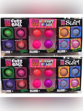 NEEDOH Teenie 6 x Bundle Fuzz/Dohnut Holes/Swirl 2 each packs